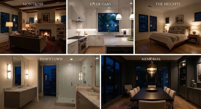 Houston After Dark: Five Rooms That Get Lighting Right