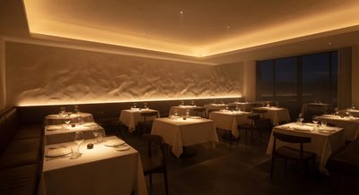 The Restaurant Where You Can't See a Single Fixture