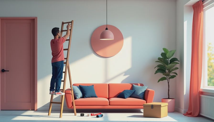 Visual context for ceiling light cover