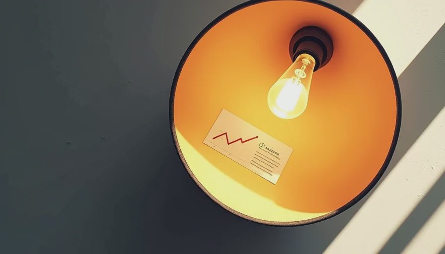 Visual context for hanging light lampshade