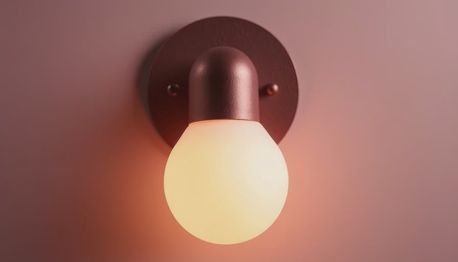 Visual context for wall light