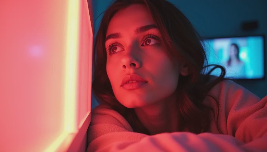 Visual context for led lights for bedroom