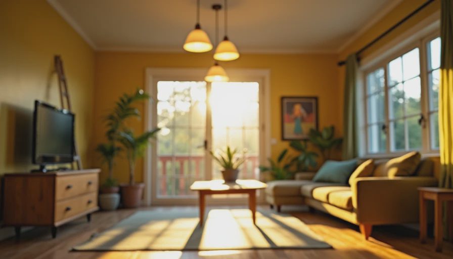 Visual context for lights on a ceiling