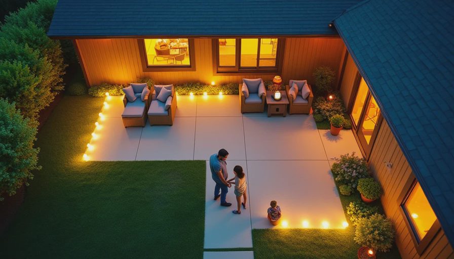 Visual context for outdoor lighting