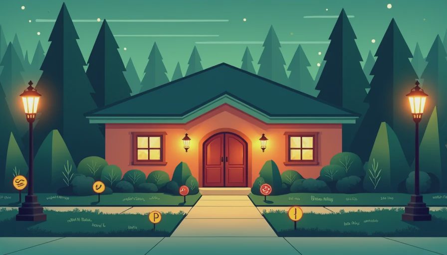 Visual context for porch lights