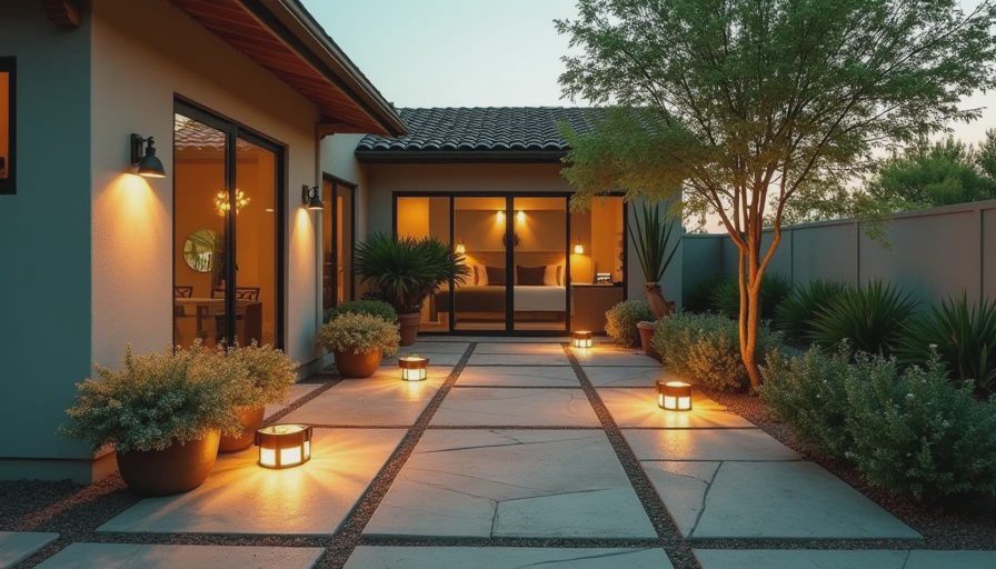 Visual context for yard lights