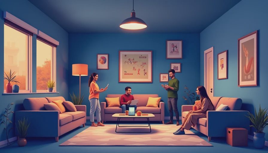 Visual context for home hub smart home