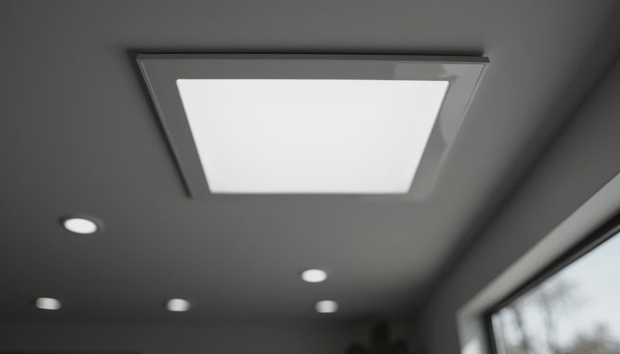 Visual context for led ceiling lights