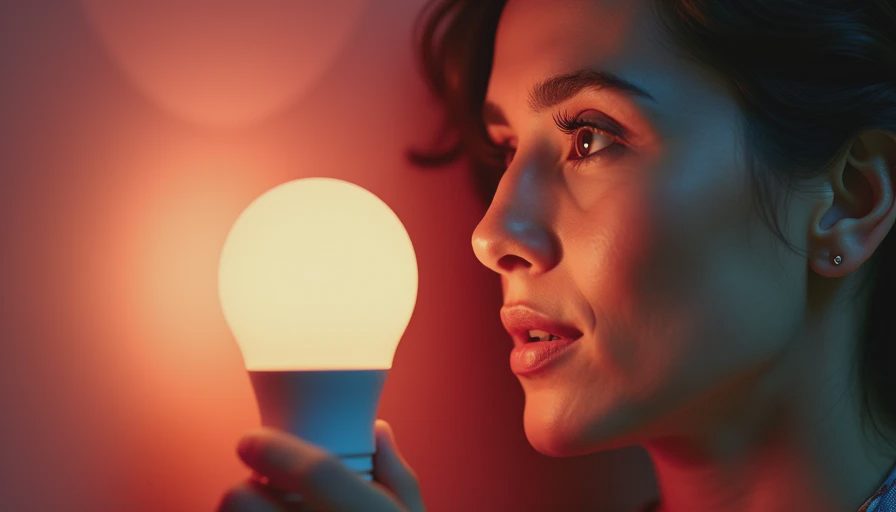 Visual context for energy efficient led light bulbs