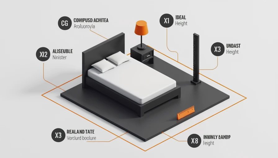 Visual context for how high should a bedside lamp be