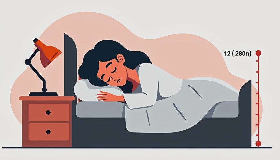Illustration for how high should a bedside lamp be