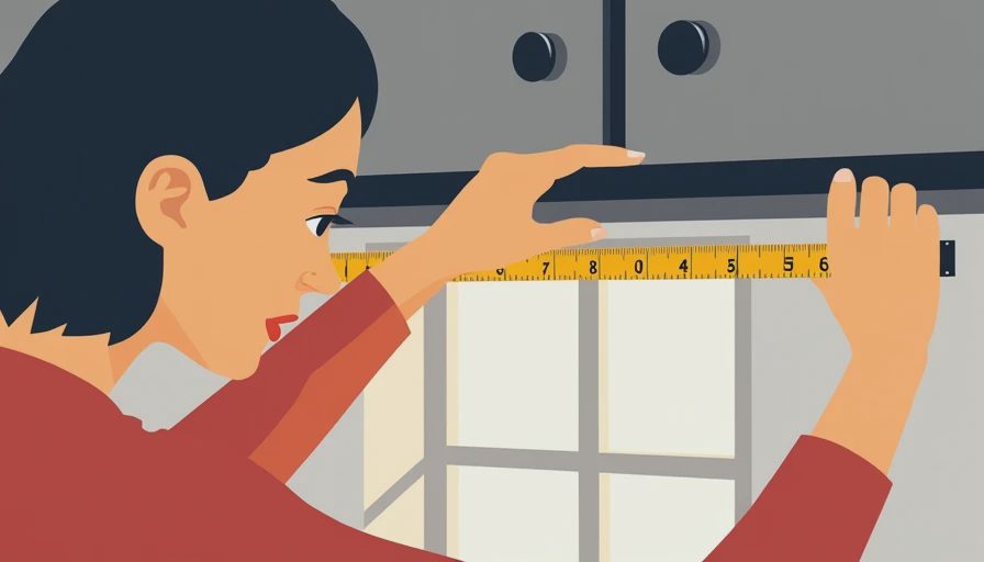 Visual context for under cabinet lighting spacing